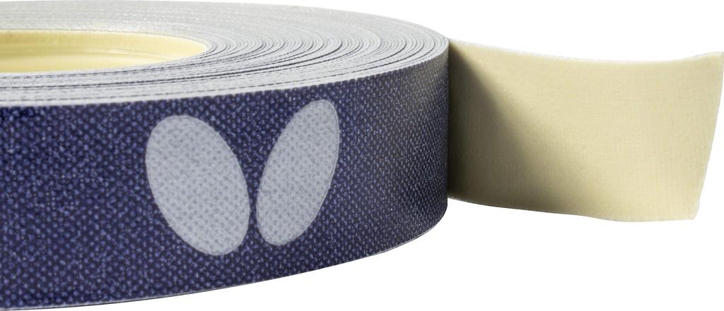 Боковая лента Butterfly защищает резину и кромку лезвия для ракетки для настольного тенниса, ширина 12 мм, рулон 10 м, 50 м - синяя/серебристая - - (20 ракеток) (100 ракеток)