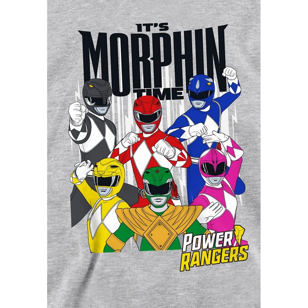 Power Rangers Childrens/Kids It's Morphin Time Heather Pullover Hoodie