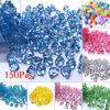 150pcs Acrylic Crystal Stones For Aquarium Vase Gems Table Decoration Colorful