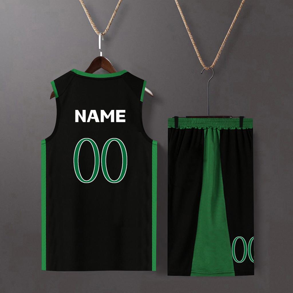 Basketball Name/NumberCustom Clothes Kids Basketball Suit Classic Tops + Pants Basketball Jerseys Suit Set