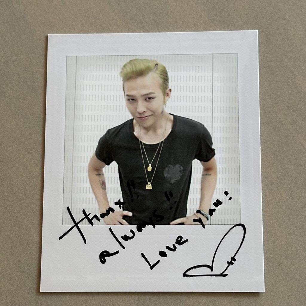 [USED] BIGBANG G-DRAGON Jiyong Photo Card