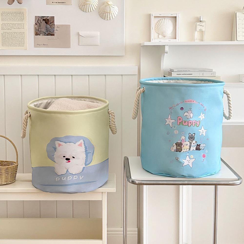 Foldable Toys Storage Basket Cartoon Dirty Clothes Basket Multi-Purpose Laundry Hamper  Kids Room