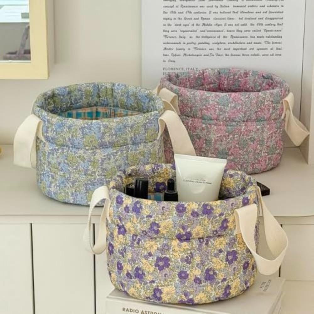 Foldable Storage Basket Fabric Home Organizer Bin Durable Storage Bin Home