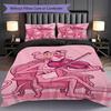 Vintage Pink Panther Most Poster Threepiece Set Without Core 1 Duvet Cover 2 Pillowcase Without Core Soft And Comfortable