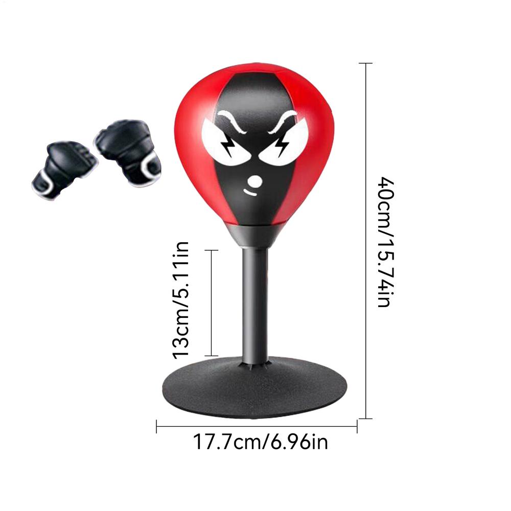 Desk Punching Bag Heavy Duty Desk Boxing Ball for Rage Relief Punch Suction Cup Ball for Mood Relief Anger Management Funny Toys
