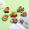 6 PCS Cartoon Capybara Brooches Cute Pendant New Capybara Lapel Pins