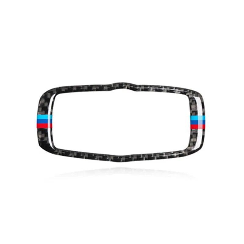 Рамка переключателя фар автомобиля из углеродного волокна, декоративная наклейка для BMW 5 серии E60 X5 E70 X6 E71 2008-13, автомобильные аксессуары для интерьера