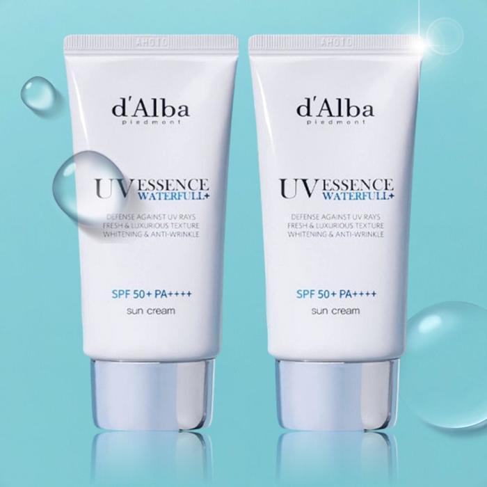Солнцезащитный крем d'Alba Waterful Essence Tone-Up 50 мл x 2 (35776181)