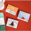 1/10PCS Creative Paper New Years Winter Holiday Greeting Card Set Xmas Gifts Cards Merry Christmas