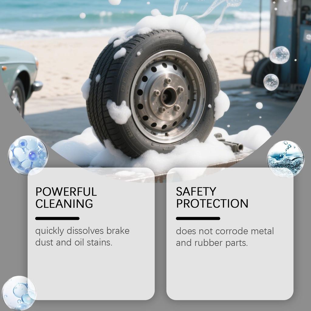 Brake Cleaner; Brake System Maintenance Agent; Brake Disc Decontamination Spray(120ml)