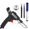 60W Soldering Gun Set with Automatic Solder Feed, Manual Soldering Iron, Welding Gun