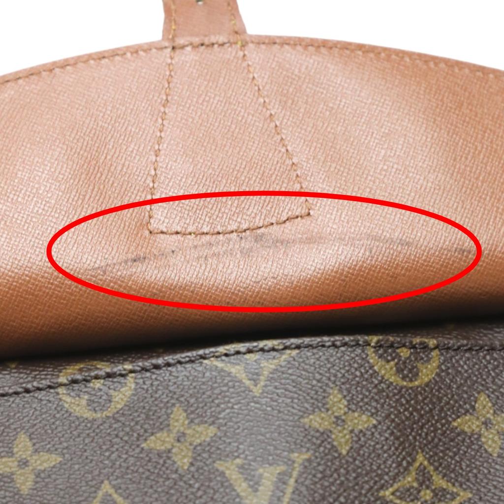 LOUIS VUITTON Monogram Geneufeille Shoulder Bag Monogram canvas Brown M51227 Used