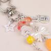 Y2K акриловый конфетный цвет любовь звезда тайяки брелок бисерный брелок модная милая сумка кулон камера подвески для девочек подарки