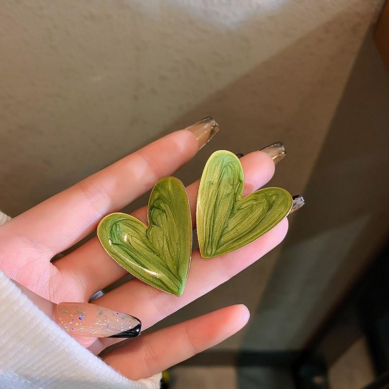 Женские зеленые серьги геометрические роскошные темпераментные модные хрустальные элегантные висячие серьги