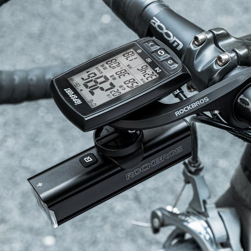 ROCKBROS Крепление-держатель для GPS-велокомпьютера Нейлоновый держатель для велосипедного фонаря Велосипедный рулевой кронштейн для крепления Garmin/Wahoo/Bryton/Камеры