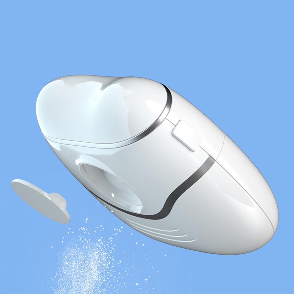 Автоматическая электрическая машинка для стрижки ногтей со скоростями и отсеком для хранения обрезков ногтей, перезаряжаемая безопасная машинка для стрижки ногтей для детей и малышей