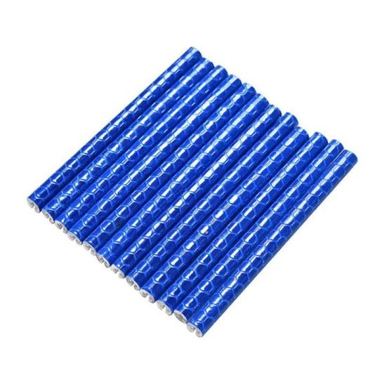 12 шт. Клипсы для крепления спиц на ободе колеса велосипеда, светоотражающая трубка, предупреждающая световая полоса