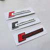 Supercharged Logo Car Rear Trunk Emblem Sticker Fender Side Badge for Car