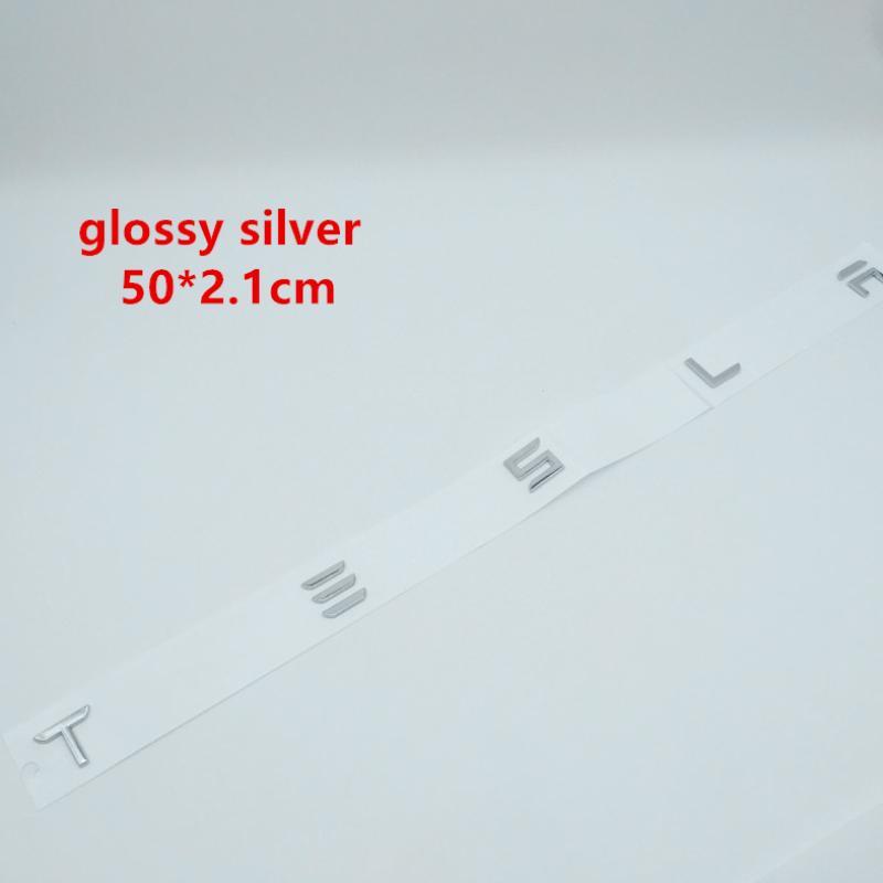 1 шт., ABS, автомобильные буквы, задняя дверь багажника, наклейки на багажник, эмблема, значок, наклейка для модели 3, модель X, модель S, модель Y, двойной двигатель