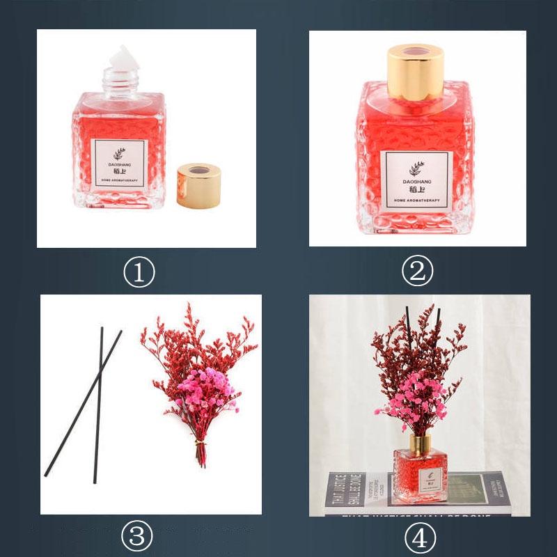 Сухоцвет тростниковый диффузный освежитель воздуха для офиса и дома, туалетный аромат 80 мл