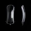 20/100 Pcs Transparent Nail Art Quick Building Poly Gel Nail Extension Mold Forms Manicure Tool