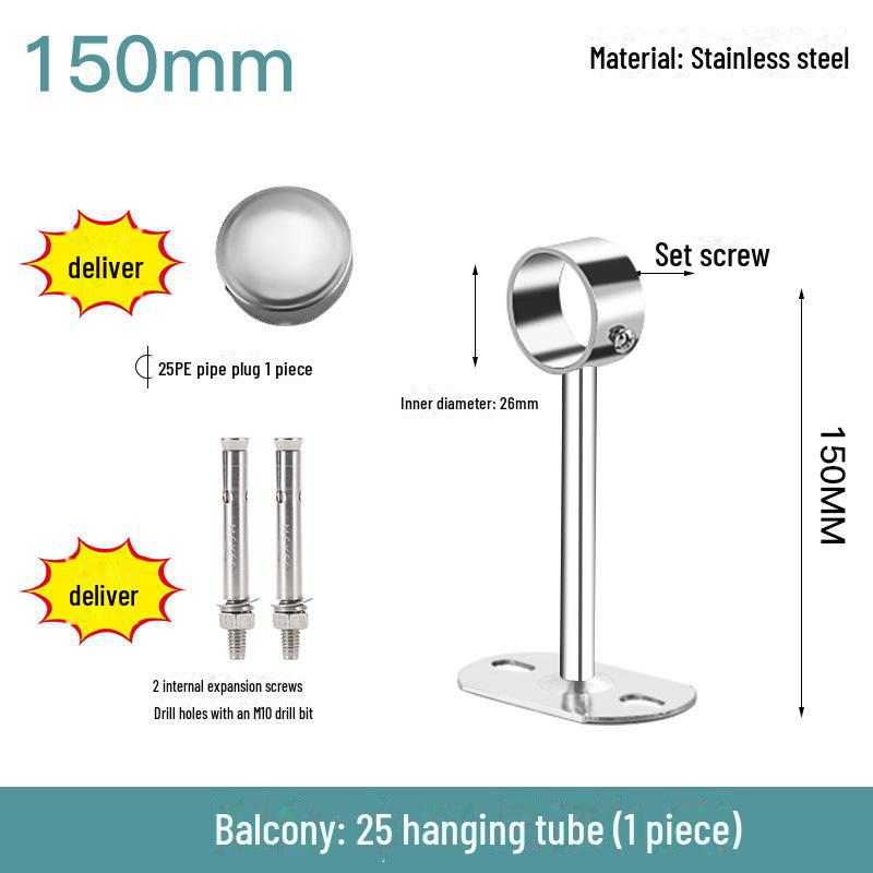 Stainless Steel Windproof Outdoor Clothes Drying Rack for Balcony.