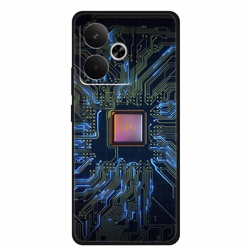 Чехол для телефона Realme GT7 GT 7T 7 T Сумка Черный Силиконовый Мягкий Задний Чехол Для Realme 14 4G 15 Pro Чехлы Coque Защитный Корпус