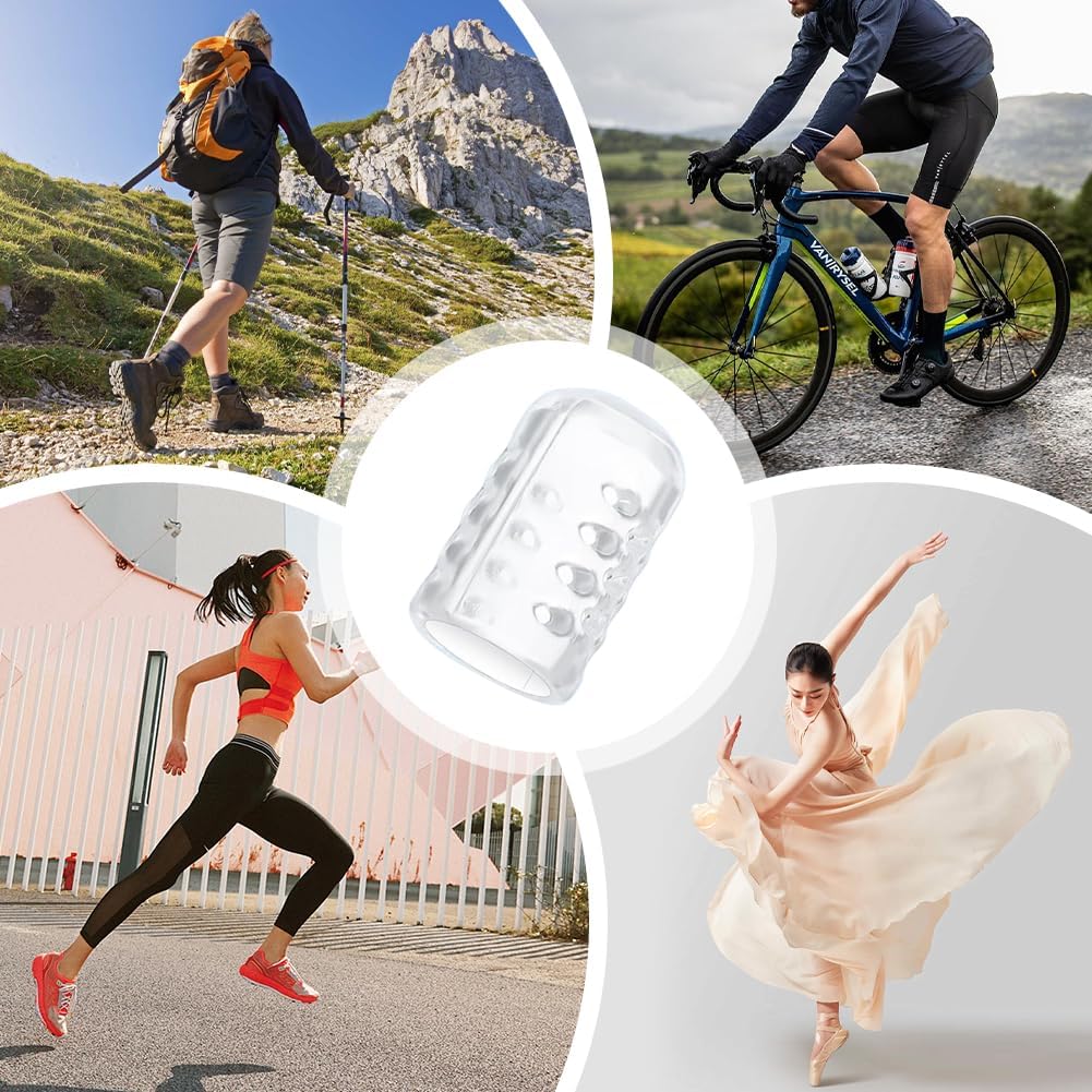 40Pcs Silicone Toe Caps Anti-Friction Breathable Toe Protector Prevents Blisters Toe Caps Cover Protectors Foot Care