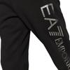 Emporio Armani EA7 С принтом логотипа Эластичный пояс Средняя посадка Зауженные Вязаные спортивные брюки Мужские брюки Черный 8NPPB5-PJ07Z-1205