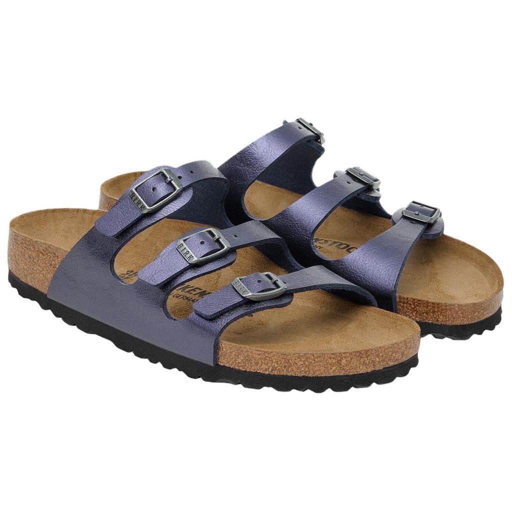 Birkenstock Флорида EVA Устойчивые к истиранию Шлепанцы Женские Темно-синие Узкие 1030316