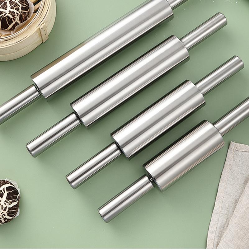 Бесшовная скалка из нержавеющей стали для теста, пельменей и лапши