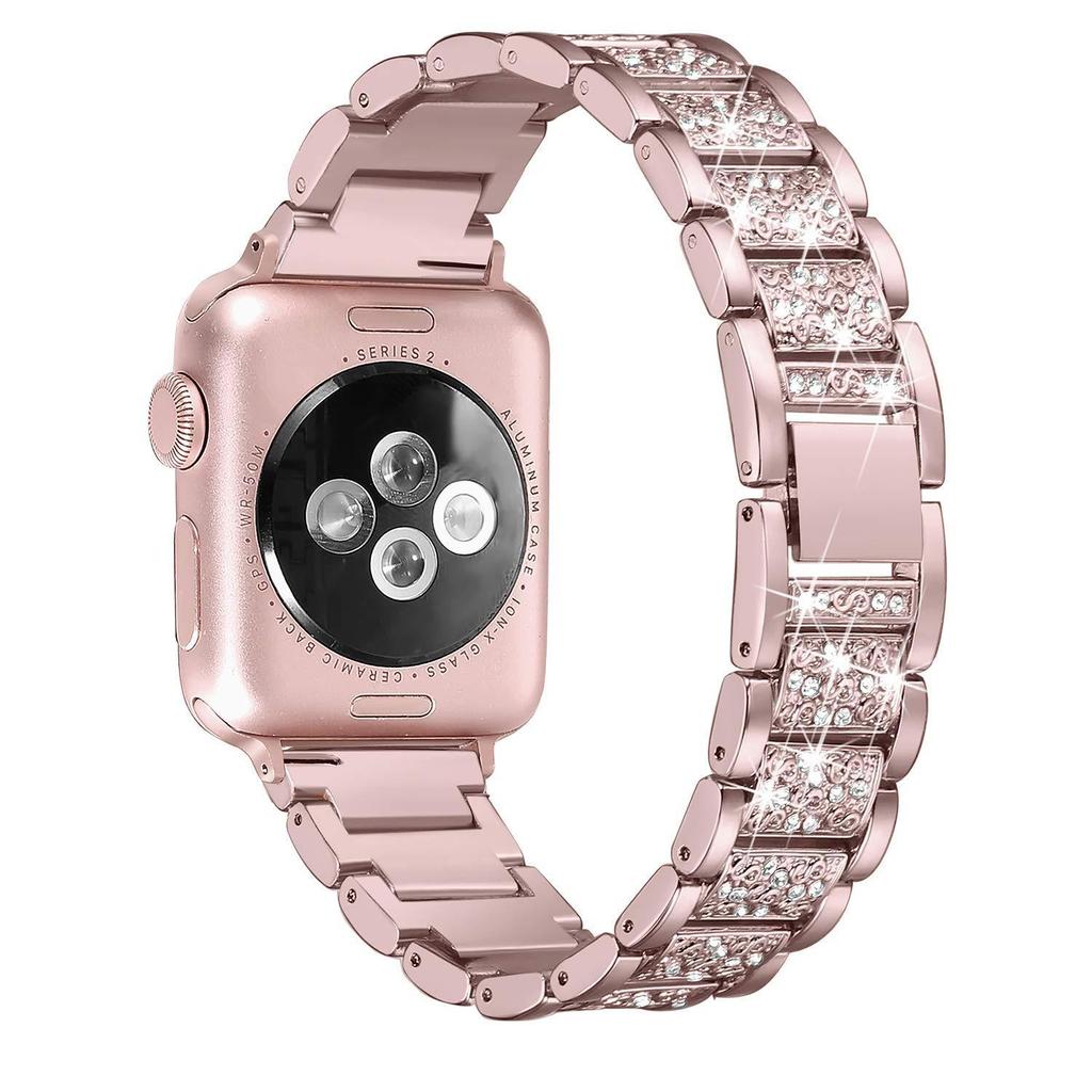 Ювелирный ремешок-цепочка для Apple Watch Band Ultra 49 мм, 40 мм, 44 мм, 42 мм, 38 мм, браслет-петля с бриллиантами на запястье, серия IWatch 8, 7, 6, 5, 4, 3 SE