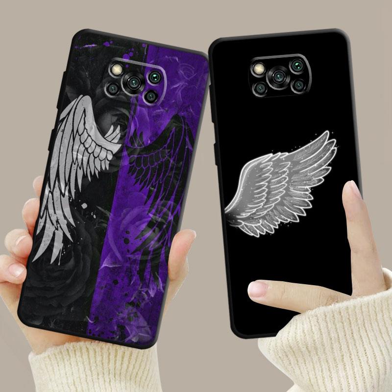 Девушка с крыльями ангела и демона для Xiaomi Poco X3 Nfc X4pro X5 M3 для Mi 12 13 11 10 10t 8 Note10 Lite 11ultra 11t Pro F1 чехол