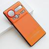 Для ZTE Nubia Z80 Z70 Z70S Ultra ПУ Кожа Дружелюбная к Коже Контрастные Цвета Клавиши Рамка для Камеры Защитная Задняя Панель Мягкий Чехол