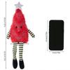 1PC Plush Cute Doll Ornament Home Christmas Tree Doll Christmas Decorations Long Leg Kids Gifts Table Decoration New Year 4 Colors