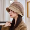 Autumn and Winter New Fashion Beret Casual Windproof Hat Bucket Hat Thermal Hat Women's Knitted Hat
