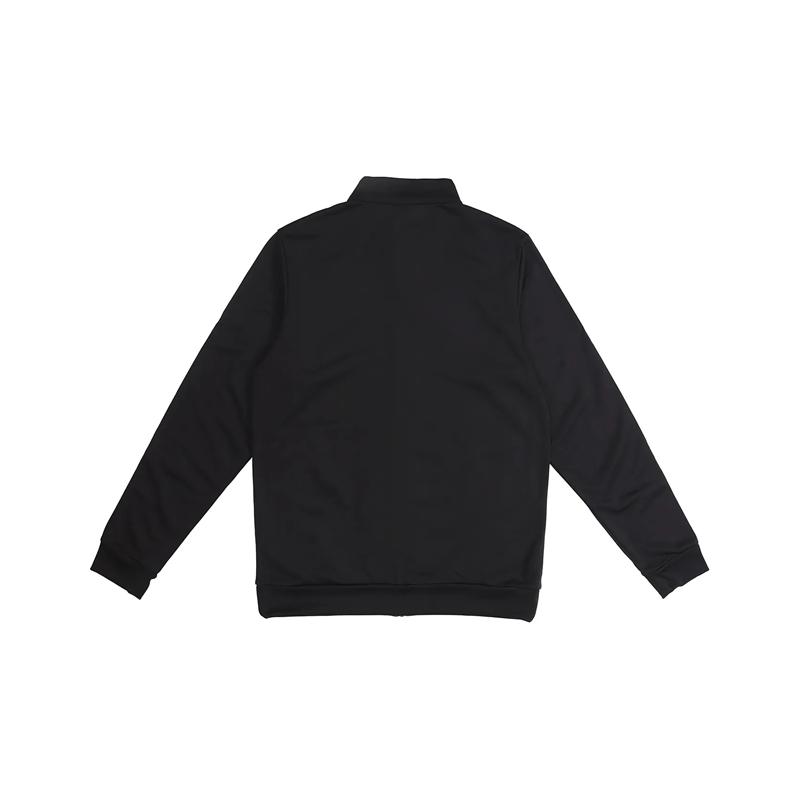 Adidas Модная повседневная универсальная ретро-полосатая куртка с логотипом, куртка унисекс, черная DQ2070