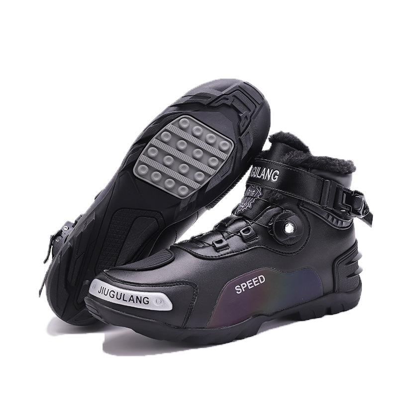 Motorcycle Shoes Motorcycle Riding Shoes Men's Rider Cotton Off-Road Motorcycle Boots Racing Boots Four Seasons