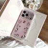 Новый розовый прозрачный чехол для телефона Hello Kitty My Melody с бусинной цепочкой для iPhone 14 15 16 17 Pro Max INS Милый противоударный чехол для девочек