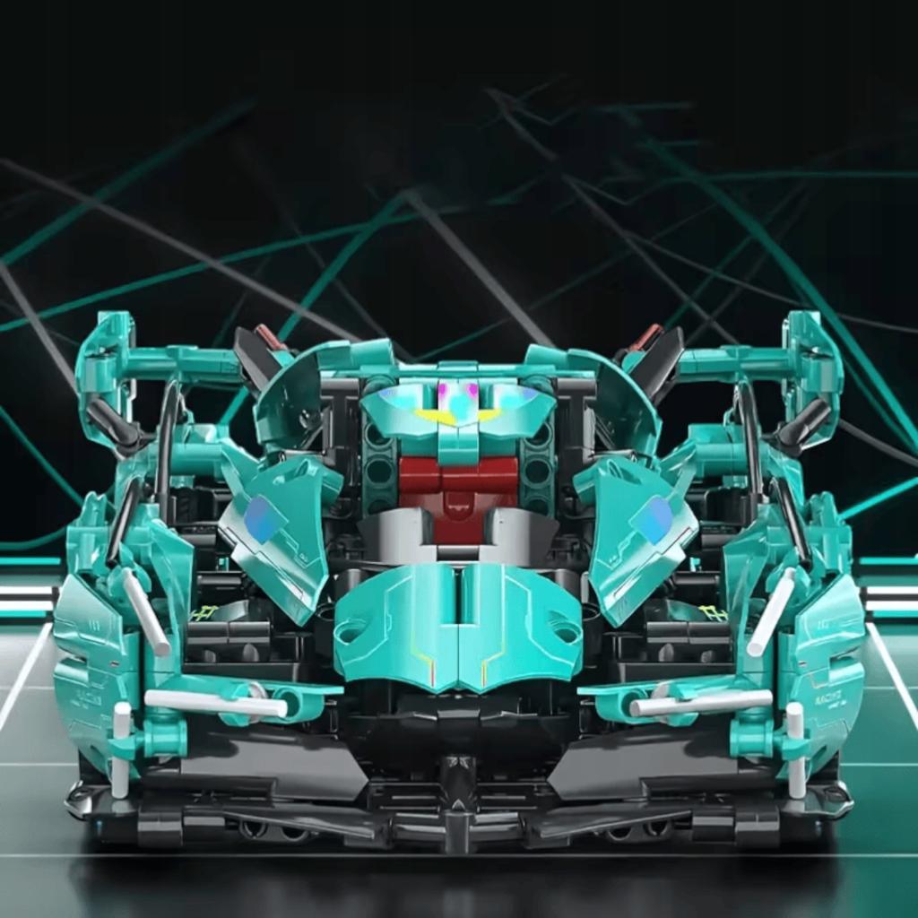 Klocki konstrukcyjne dla dzieci sportowe auto lamborghini v12 312 elementów