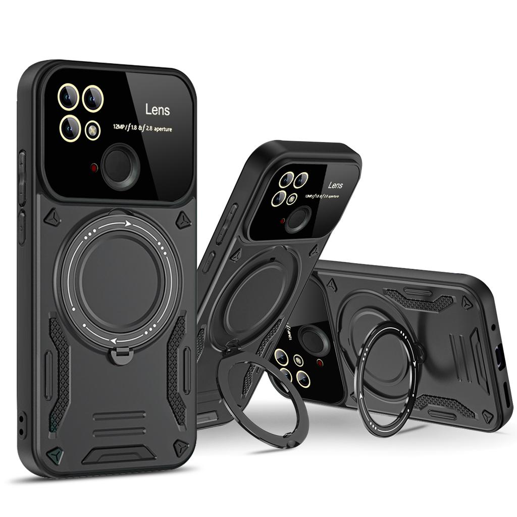 Для Xiaomi Redmi 10C Чехол Кольцо Стенд Броня Ударопрочный Чехол Для Redmi 10C 10 C Magsafe Беспроводное Зарядное Устройство Магнитный Чехол Для Redmi10C