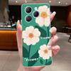 Для Infinix Hot 40 Чехол Прозрачный Силиконовый Роскошный Эстетичный Бабочка Цветок Мягкий ТПУ Задняя Крышка Infinix X6836 X6837 Hot 40 Pro Чехол