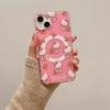Magnetic Hello Kitty Bracket Phone Casing For Iphone 17 16 Pro Max 17 Air 15 14 12 13 11 Pro Max 16 12 13 Mini Plating Case