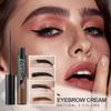 Tear and Pull Eyebrow Gel Dye Eyebrow Cream Female Lasting Waterproof Without Fading Eyebrow Dye Eyebrows Lazy Beginners