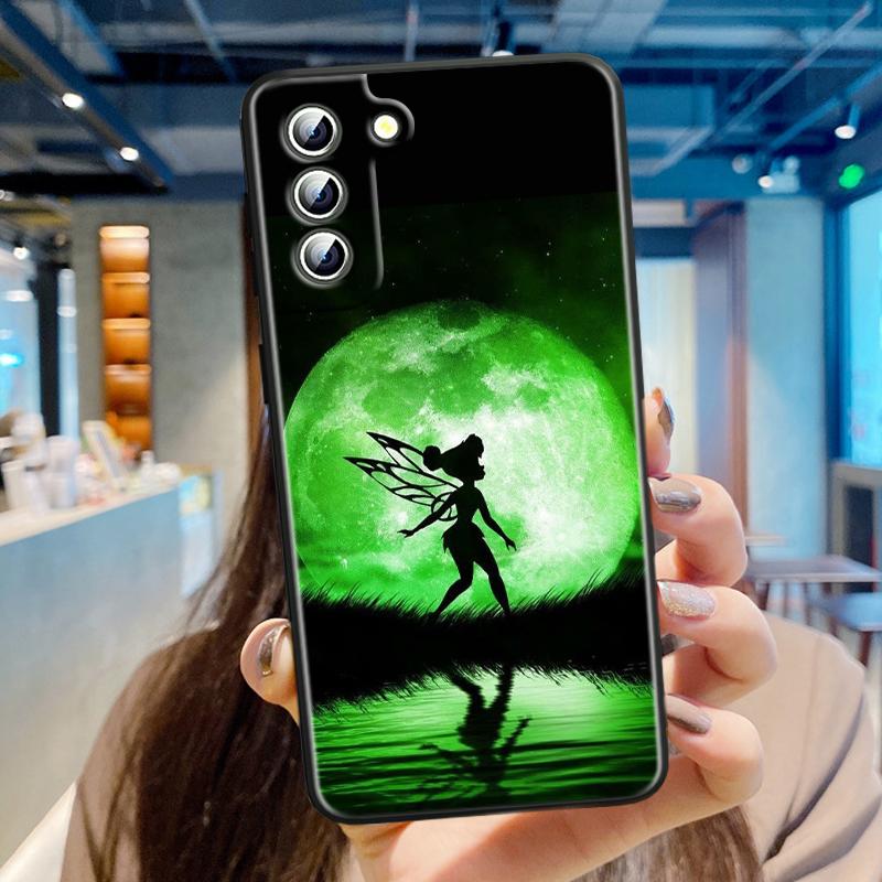Animation Peter Pan Cut For Samsung Galaxy S24 S23 S22 S21 S20 FE S10 S10E Plus Ultra Pro Lite 5G Black Back Phone Case