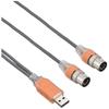 ESI Cable Integrated USB MIDI Interface MIDIMATE eX