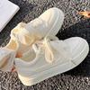 Little White Shoes Women's Summer Women's Shoes Milk Fufu Shoes Women's Ins Tide 2025 New Niche Popular Versatile Board Shoes