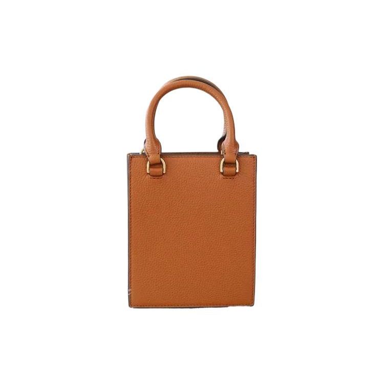 Tory Burch Blake Adjustable Detachable Shoulder Strap Leather Music Score Handbag Women handbags Brown 138274-912