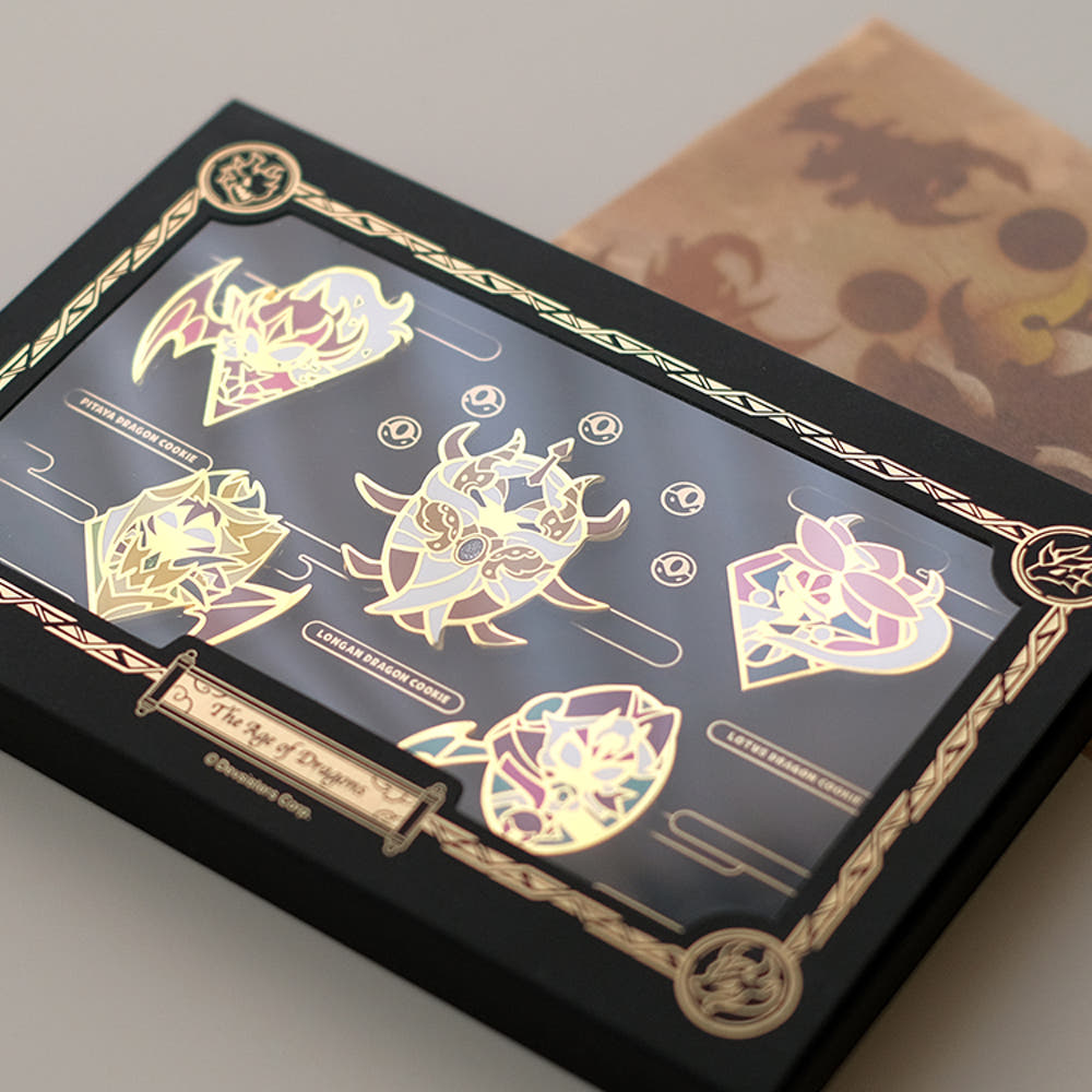 [Магазин Cookie Run] Коллекция значков Dragon