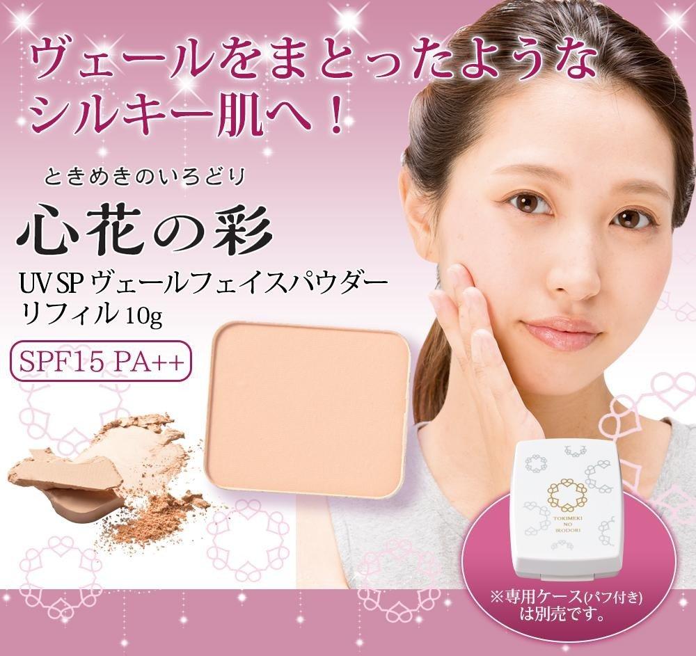 Saiseisha Tokimeki no Irodori UV SP Veil Пудра для лица SPF15 PA++ Сменный блок 10 г